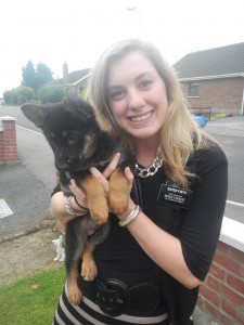 Me with the cutest puppy ever!